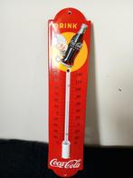 Coca-Cola thermometer emaille, Verzamelen, Ophalen of Verzenden, Zo goed als nieuw, Reclamebord