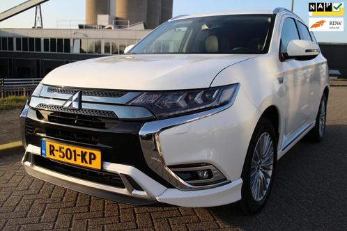 Mitsubishi Outlander 2.4 PHEV S-Edition_HALF LEDER_CAMERA_NE, Auto's, Mitsubishi, Bedrijf, Te koop, Outlander, 360° camera, 4x4