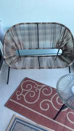 Buitenbankje, Ophalen of Verzenden, Zo goed als nieuw, Wicker