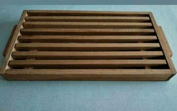 Broodplank,Snijplank,hout,38 x 22 x3 cm,brood,Bamboe,groeven beschikbaar voor biedingen
