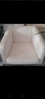 Twee witte IKEA fauteuils - Klappsta, Ophalen, Gebruikt, 75 tot 100 cm, 75 tot 100 cm