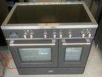 Boretti inductie fornuis antraciet met dubbele oven, Witgoed en Apparatuur, Fornuizen, Ophalen, 60 cm of meer, Nieuw, 4 kookzones