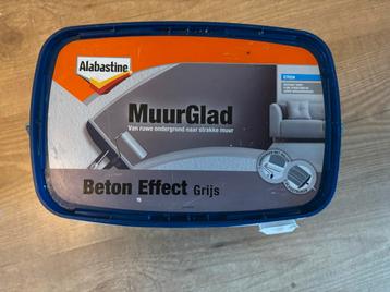 Alabastine Muurglad Beton Effect Grijs - Nieuwstaat beschikbaar voor biedingen