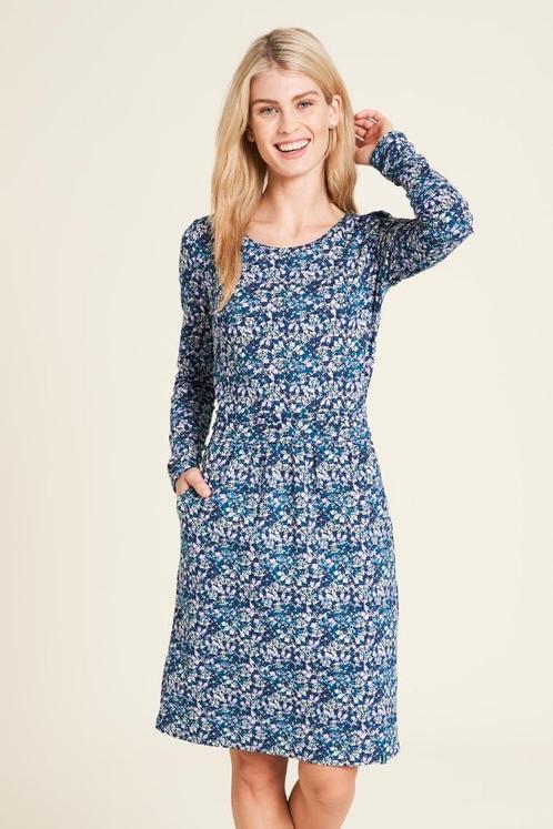 Nieuwe Tranquillo jurk -50%, Kleding | Dames, Jurken, Nieuw, Maat 46/48 (XL) of groter, Blauw, Verzenden