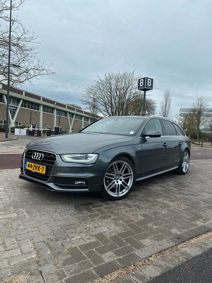 Audi A4 Avant 2.0 Tfsi 211pk 2013 daytona grijs 3X S-Line, Auto's, Audi, Particulier, A4, Benzine, A, Stationwagon, Automaat, Origineel Nederlands