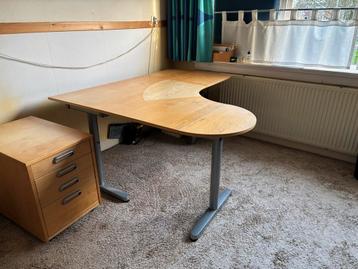 IKEA Bureau Galant met ladeblok - afbeelding 3