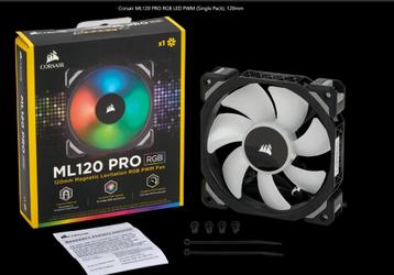 Corsair ML120 PRO RGB LED PWM - 4X  beschikbaar voor biedingen