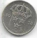 10  öre  1935  Zweden. km. 780, Ophalen of Verzenden, Overige landen, Losse munt, Zilver
