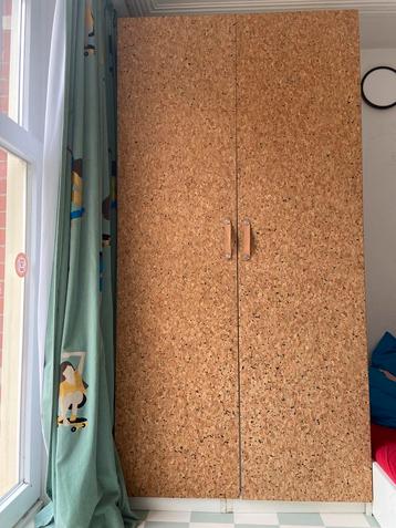 PAX kast met kurk deuren