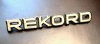 OPEL REKORD Letters logo embleem metaal, Gebruikt, Verzenden