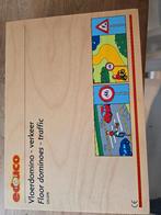 Houten verkeer domino spel educo, Kinderen en Baby's, Speelgoed | Houten speelgoed, Ophalen, Zo goed als nieuw, Overige typen