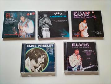 5 x Elvis Presley cd's (geseald) met live concerten beschikbaar voor biedingen