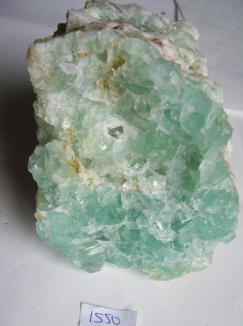 fluoriet XXXL 1550gram GROOT ruw brok stuk groen fluorite, Verzamelen, Mineralen en Fossielen, Mineraal, Ophalen of Verzenden