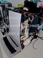 GEZOCHT: Jura Koffiemachines DEFECT of GEBRUIKT, Ophalen of Verzenden, Gebruikt, Koffiemachine