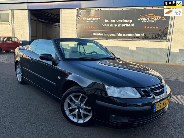 Saab 9-3 Cabrio 2.0t Linear, Auto's, Saab, Bedrijf, Te koop, Saab 9-3, ABS, Airbags, Airconditioning, Boordcomputer, Centrale vergrendeling