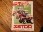Tractor folder Zetor 35 bis 160 ps, Ophalen of Verzenden, Zo goed als nieuw