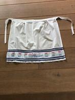 wit schortje, Huis en Inrichting, Keuken | Textiel, Verzenden, Gebruikt, Wit, Schort