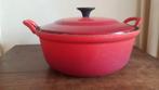 Le Creuset gietijzeren braadpan 24cm, Huis en Inrichting, Keuken | Potten en Pannen, Ophalen of Verzenden, Gebruikt, Gietijzer