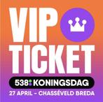 VIP Ticket Koningsdag 538 Breda Chasséveld. LAATSTE KANS!!!!, Tickets en Kaartjes, Twee personen