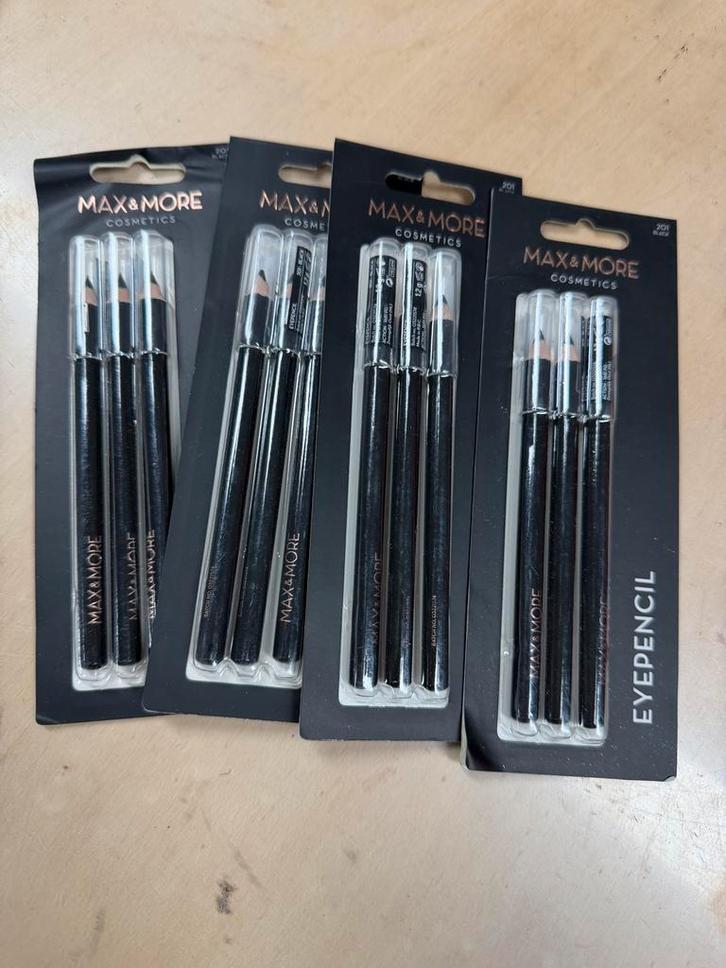 Max & More Cosmetics Oogpotloden - Zwart, Sieraden, Tassen en Uiterlijk, Uiterlijk | Cosmetica en Make-up, Nieuw, Make-up, Ogen
