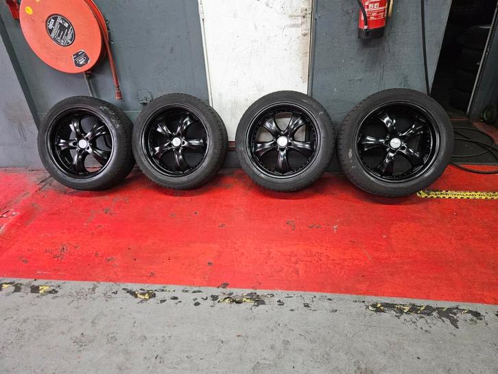 5 x 120  Velgen Set 275/45R20 bijna 7 mm, Auto-onderdelen, Banden en Velgen, Banden en Velgen, Winterbanden, 20 inch, 275 mm, Personenwagen