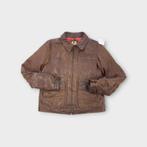 Coronel Tapiocca heren jas (100% leer) Maat L, Kleding | Heren, Maat 52/54 (L), Tweedehands, Bruin, Tweedehands