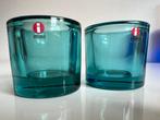 Iittala KIVI Marimekko Waxinelichthouder~Seablue 2002, Ophalen of Verzenden, Zo goed als nieuw, Kandelaar