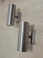 Metaal IP44 wandlampen (wall lamp) *2, Ophalen of Verzenden, Gebruikt, Metaal