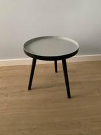 Woood salontafel 40 cm diameter zwart/grijs, Ophalen, Minder dan 45 cm, Minder dan 55 cm, Rond
