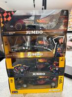 4 Jumbo formule 1 red Bull raceauto’s Max Verstappen, Hobby en Vrije tijd, Modelauto's | 1:24, Ophalen of Verzenden, Nieuw, Overige merken