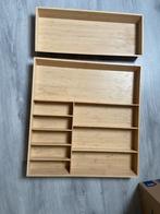 Houten bestekbakken ikea, Ophalen of Verzenden, Zo goed als nieuw, Hout