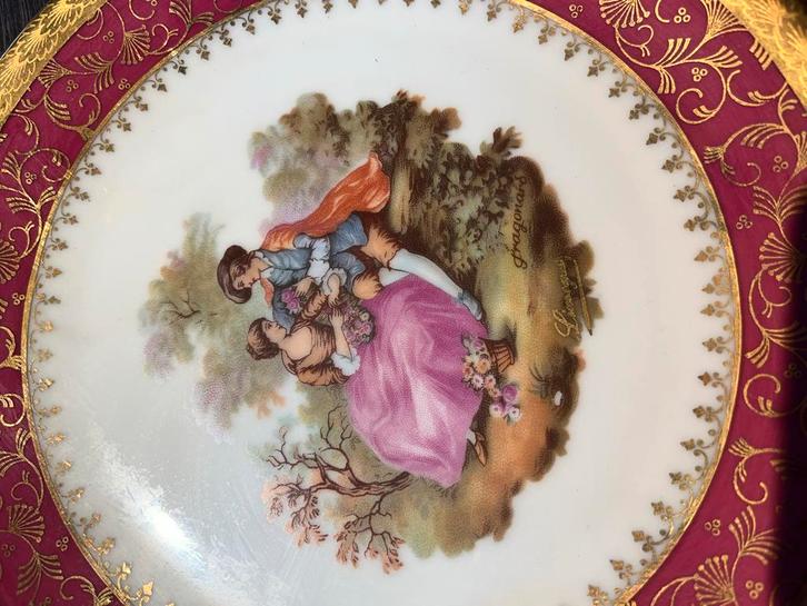 Limoges Porseleinen Bord - Puntgaaf!, Antiek en Kunst, Antiek | Porselein, Ophalen