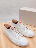 Santoni sneakers mt 9.5, Wit, Ophalen of Verzenden, Sneakers of Gympen, Santoni