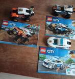 3 stuks lego City auto 60146  60218  60239 met minifiguren, Ophalen of Verzenden, Zo goed als nieuw, Complete set, Lego