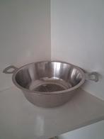 Vintage Gero Zilmeta RVS Stoominzet / Vergiet - Ø 23,5 cm, Ophalen of Verzenden, Gebruikt, Rvs, Overige typen