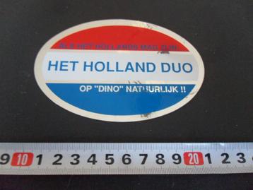 sticker Het Holland Duo op " DINO " natuurlijk  Muziek folie beschikbaar voor biedingen