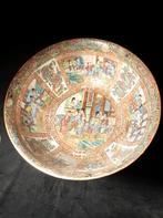 China 19e eeuw Familie Rose Schaal 24k goudkleurig 31 cm, Ophalen of Verzenden