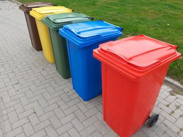 240 liter kliko / 240 liter afvalcontainer  beschikbaar voor biedingen