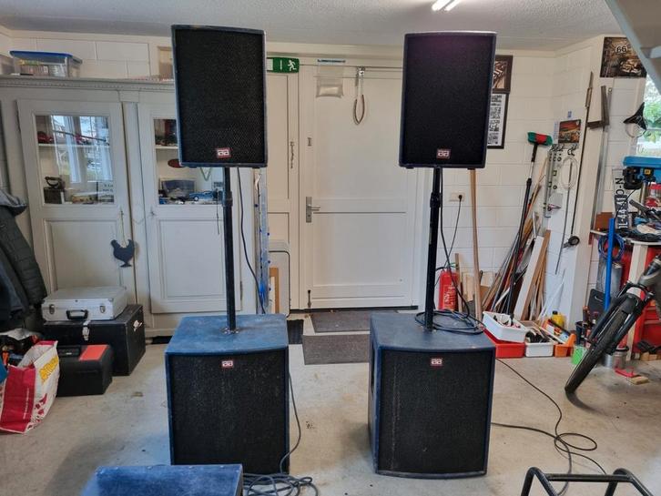 Geluidsinstallatie, Muziek en Instrumenten, Versterkers | Keyboard, Monitor en PA, Gebruikt, Overige typen, 500 tot 1000 watt