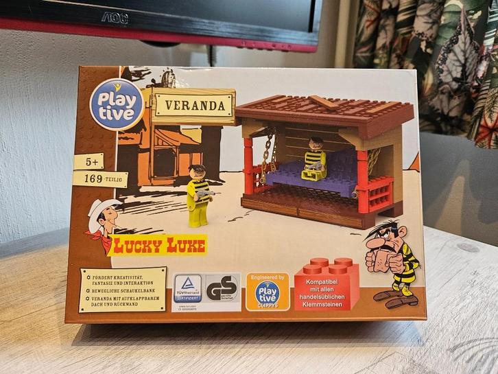 Playtive Clippys Lucky Luke Daltons '''Veranda'' past Lego!, Kinderen en Baby's, Speelgoed | Duplo en Lego, Nieuw, Complete set