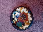Plateel asbak , 14cm doorsnede, Antiek en Kunst, Antiek | Keramiek en Aardewerk, Ophalen of Verzenden