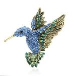 Nieuwe Blauwe Kolibrie Broche. Voor 7,95 Verzendkosten 1,00, Ophalen of Verzenden, Nieuw, Blauw, Overige materialen