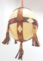 Authentiek struisvogelei leren banden Nigeria Afrika art ´30, Antiek en Kunst, Ophalen of Verzenden