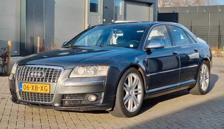 Audi S8 5.2 331KW Quattro AUT 2007 Grijs, Auto's, Audi, Particulier, S8, 4x4, ABS, Achteruitrijcamera, Adaptive Cruise Control