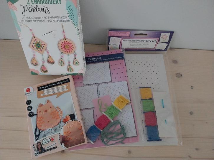 Knutsel spullen borduren  Nieuw in verpakking, Hobby en Vrije tijd, Knutselen, Nieuw, Materiaal, Ophalen of Verzenden