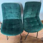 2 velvet eetkamerstoel, Ophalen, Twee, Overige kleuren, Zo goed als nieuw