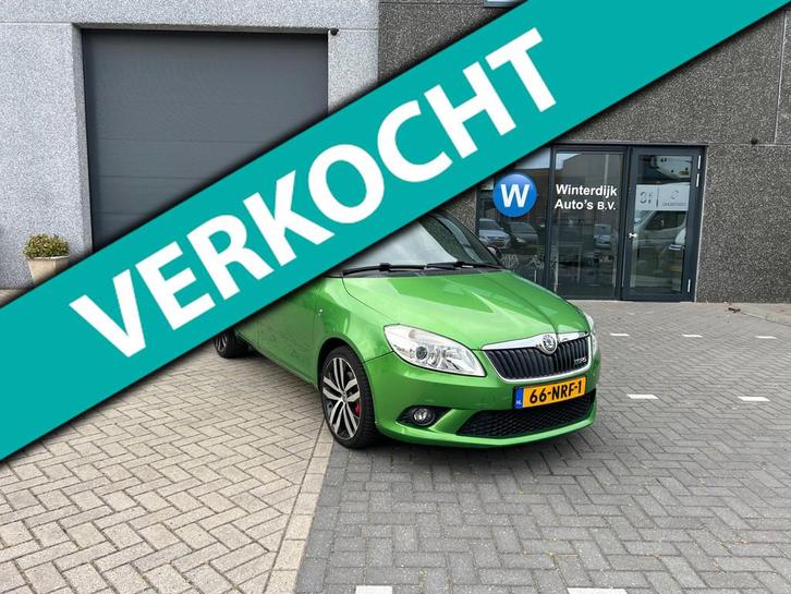 Skoda Fabia 1.4 TSI RS DSG Automaat / 180pk / NAP / Carplay, Auto's, Skoda, Bedrijf, Te koop, Fabia, ABS, Airbags, Airconditioning