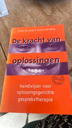 Peter de Jong - De kracht van oplossingen, Boeken, Ophalen, Zo goed als nieuw, Peter de Jong; Insoo Kim Berg