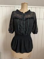Zwart bloesje SWEET MISS S/M, Kleding | Dames, Ophalen of Verzenden, Zo goed als nieuw, Zwart
