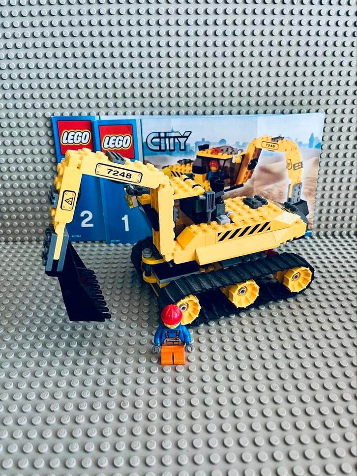 LEGO City 7248 Graafmachine, Kinderen en Baby's, Speelgoed | Duplo en Lego, Gebruikt, Lego, Complete set, Ophalen of Verzenden